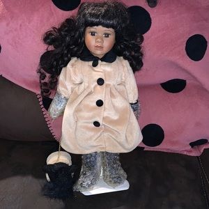 Porcelain Doll With Dog